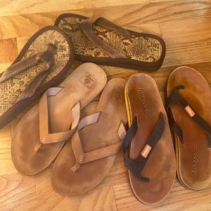 Reef, Feelgoodz and Ocean Minded 3 pairs